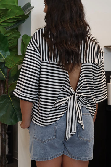 Black & White Striped Tee